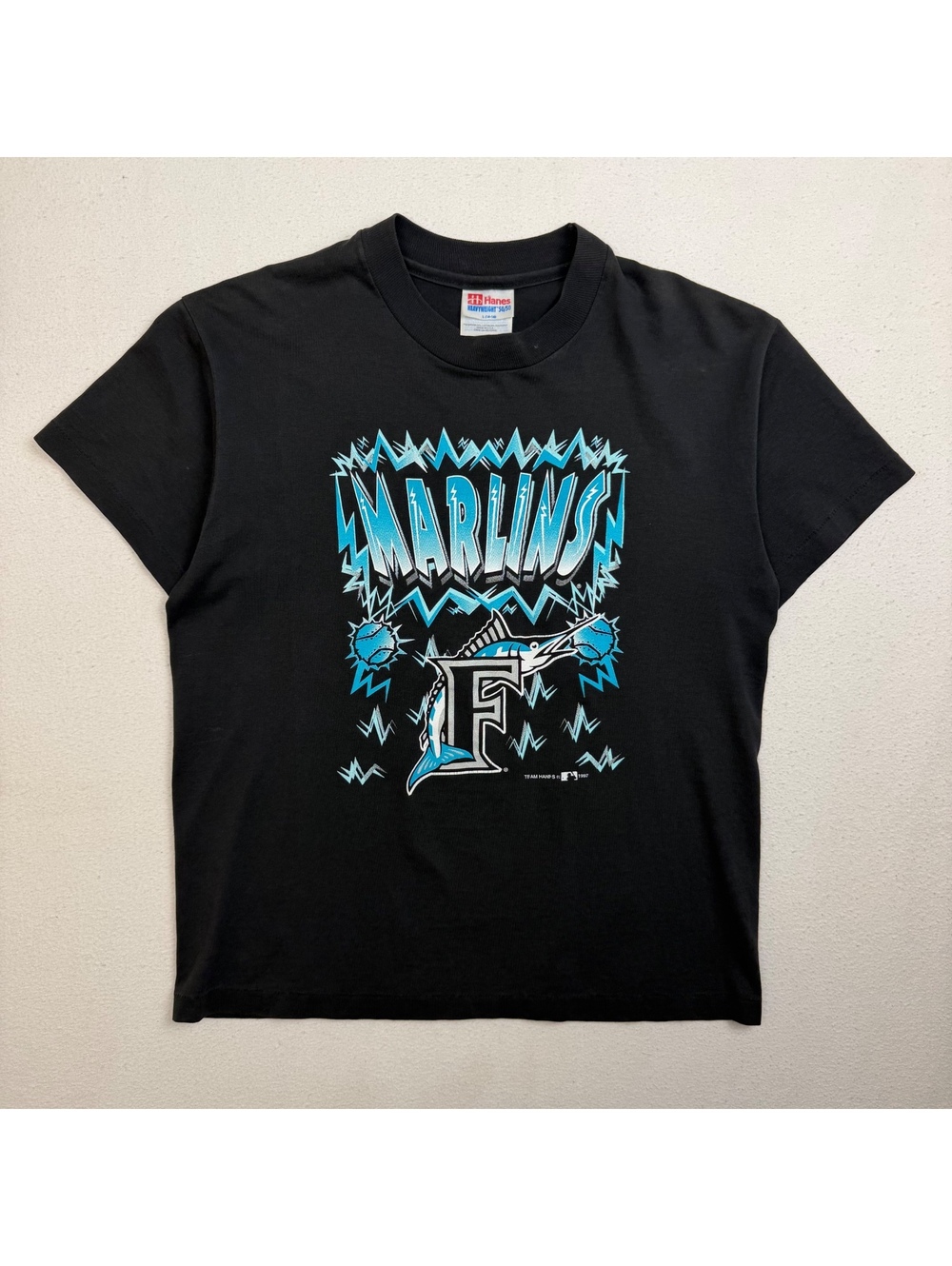 Vintage 1997 Marlins MLB Tee Men's Small